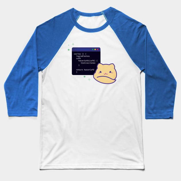 Closure Baseball T-Shirt by teloexplicocongatitos